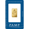 Zlatý slitek 10 g PAMP Růže