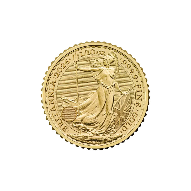 Zlatá mince 1/10 Oz Britannia 2026