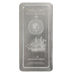 Stříbrná mince ve tvaru...