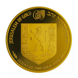 Zlatá mince 1 Oz The Western Wall 2020 Proof