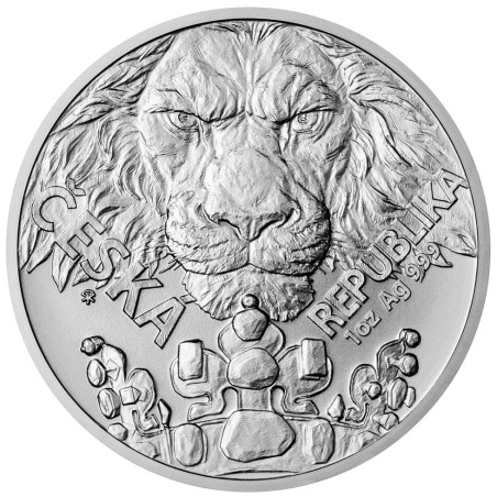 Stříbrná mince 1 Oz Český Lev 2023