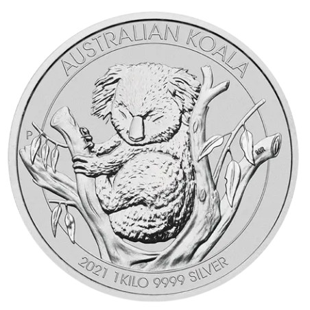 Stříbrná mince 1 Kg Koala 2021