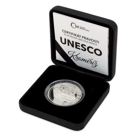 Platinová mince 1 Oz UNESCO Kroměříž 2018 Proof