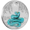 Stříbrná mince 1/2 Oz Lunar Series III Year of the Snake 2025 Kolorovaná