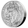 Stříbrná mince 2 Oz Český lev 2021