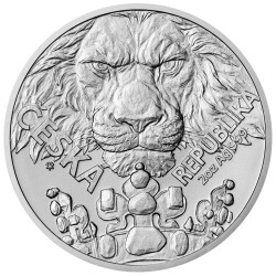 Stříbrná mince 2 Oz Český...