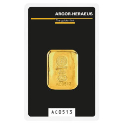 Zlatý slitek 50 g Argor...