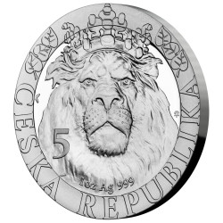 Stříbrná mince 1 Oz Český lev 2022 Proof