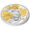 Stříbrná mince 1 Oz Český Lev 2024 Zlaceno