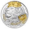 Stříbrná mince 1 Oz Český lev 2025 Zlaceno