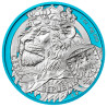 Stříbrná mince 1 Oz Český lev 2025 space blue