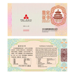 Platinová mince 3 g China Panda 2024