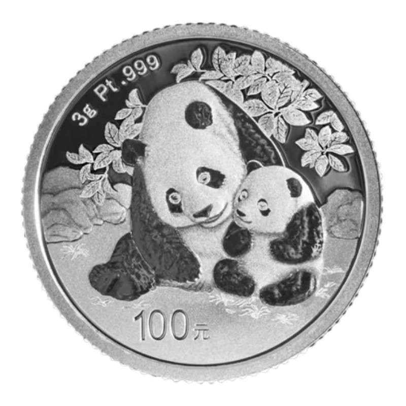 Platinová mince 3 g China Panda 2024