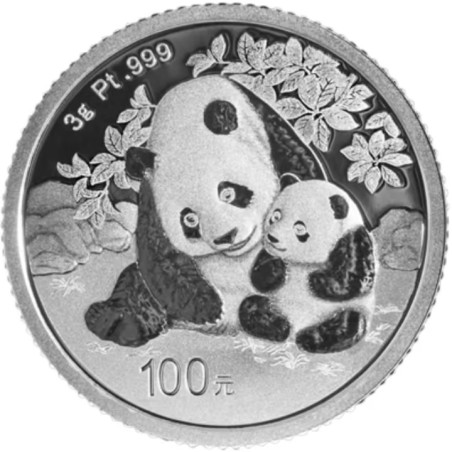 Platinová mince 3 g China Panda 2024