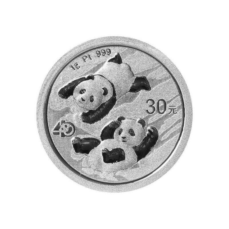 Platinová mince 1 g China Panda 2022