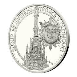 Platinová mince 1 Oz UNESCO Sloup Nejsvětější Trojice v Olomouci 2020 Proof