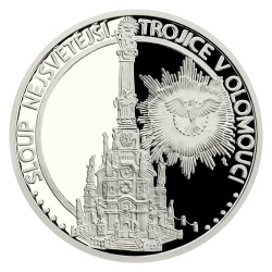 Platinová mince 1 Oz UNESCO Sloup Nejsvětější Trojice v Olomouci 2020 Proof