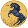 Zlatá mince 1/10 Oz Lunar Series III Year of the Horse 2026 Kolorovaná