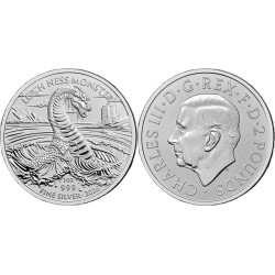 Stříbrná mince 1 Oz Legendary Creatures Loch Ness Monster 2026