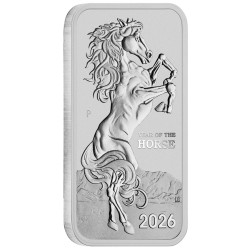 Stříbrná mince 1 Oz Rectangular Lunar Horse 2026