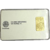 Zlatý slitek 2 g Argor Heraeus (v kartě)