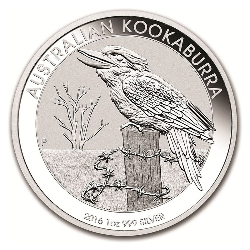 Stříbrná mince 1 Oz Kookaburra 2016