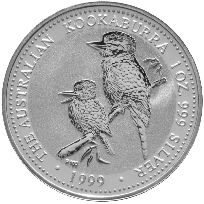 Stříbrná mince 1 Oz Kookaburra 1999
