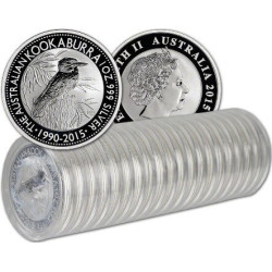 Stříbrná mince 1 Oz Kookaburra 2015 - 25th Anniversary