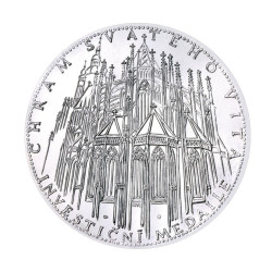 Platinová medaile 500 g Chrám Sv. Víta