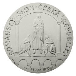 Platinová medaile 500 g Románský sloh