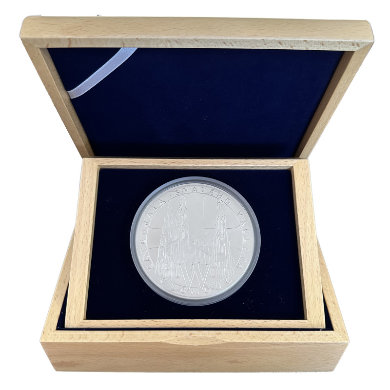 Platinová medaile 500 g Dóm sv.Václava v Olomouci
