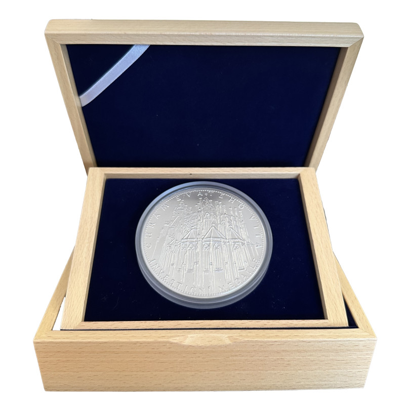 Platinová medaile 500 g Chrám Sv. Víta