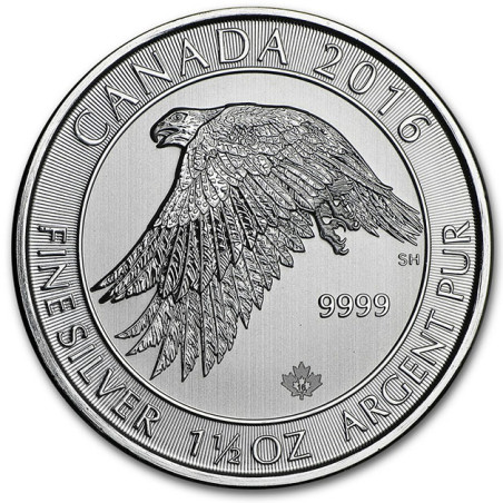 Stříbrná mince 1,5 Oz Canada Snow Falcon 2016