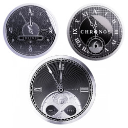 Sada stříbrných mincí 11 x 1 Oz Chronos 2015-2025