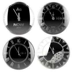 Sada stříbrných mincí 11 x...