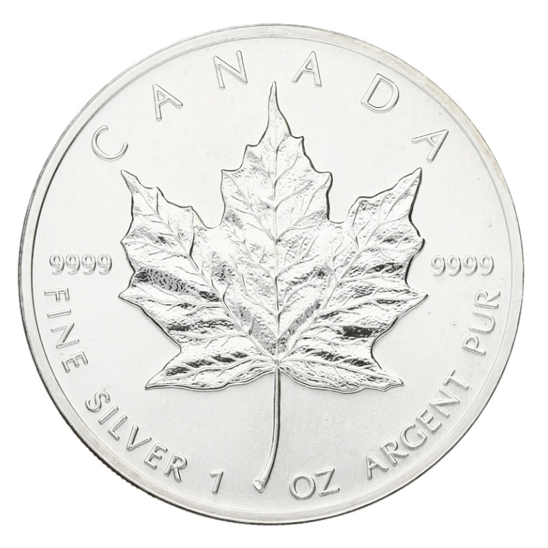 Stříbrná mince 1 Oz Maple Leaf 1990