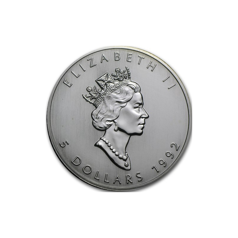 Stříbrná mince 1 Oz Maple Leaf 1992