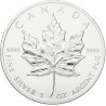 Stříbrná mince 1 Oz Maple Leaf 1989