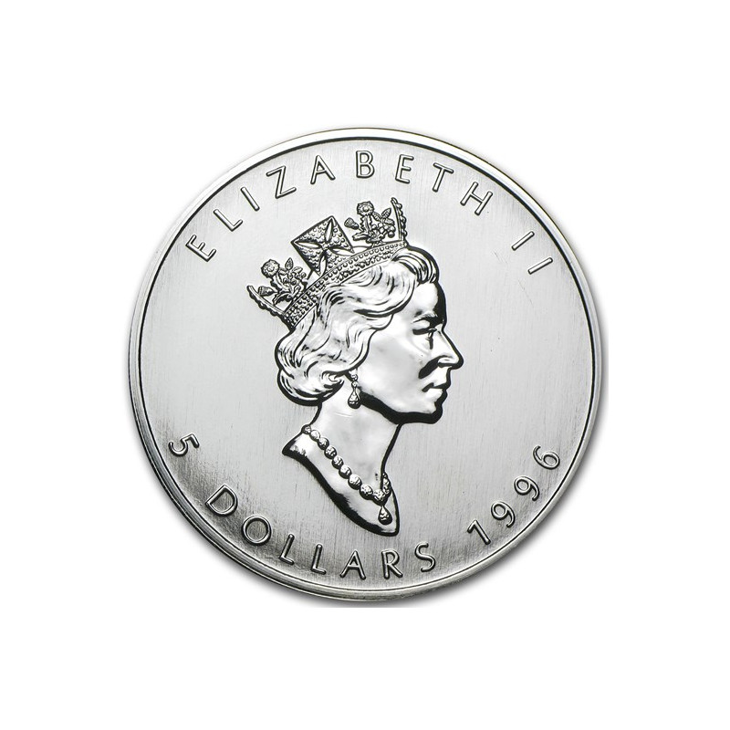 Stříbrná mince 1 Oz Maple Leaf 1996