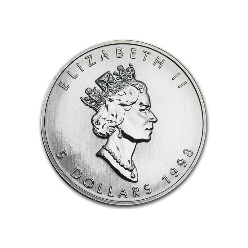 Stříbrná mince 1 Oz Maple Leaf 1998