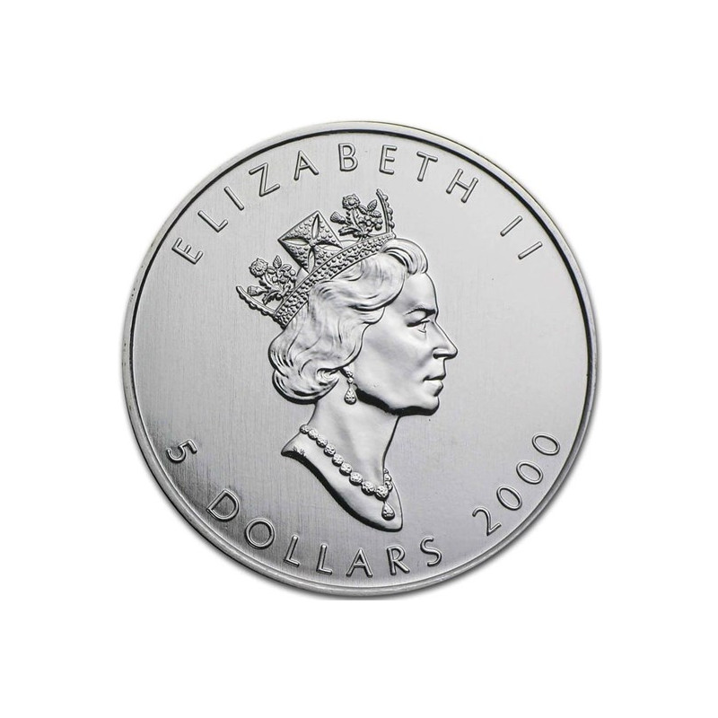 Stříbrná mince 1 Oz Maple Leaf 2000