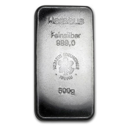 Stříbrný slitek 500 g...