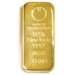 Zlatý slitek 500 g Münze...