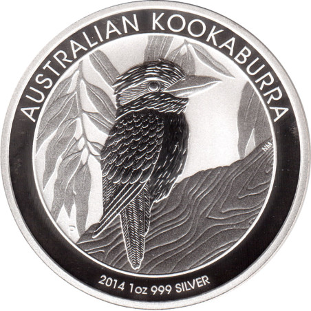 Stříbrná mince 1 Oz Kookaburra 2014