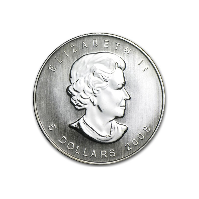 Stříbrná mince 1 Oz Maple Leaf 2008