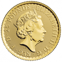 Zlatá mince 1/4 Oz Britannia 2022