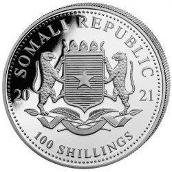 Stříbrná mince 1 Oz African Wildlife Elephant 2021