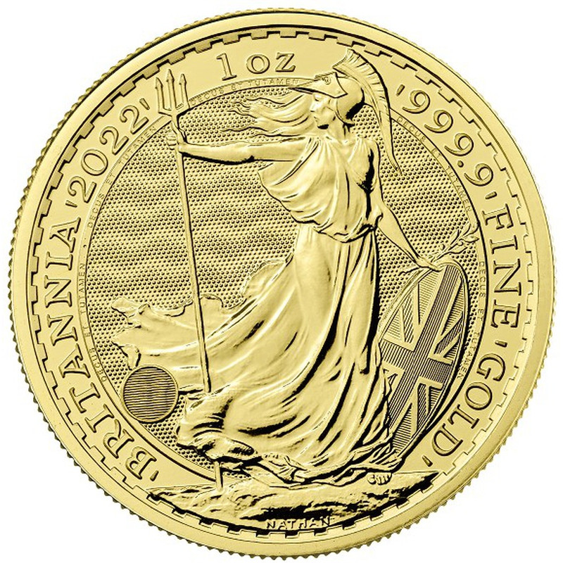 Zlatá mince 1 Oz Britannia 2022