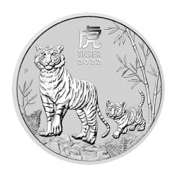 Stříbrná mince 1 Kg Lunar Series III Year of the Tiger 2022