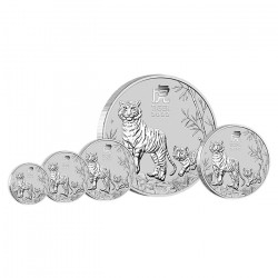 Stříbrná mince 1 Kg Lunar Series III Year of the Tiger 2022